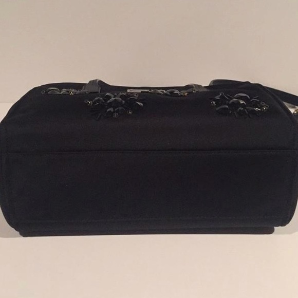Nwt Kate Spade NY Black Embellished Satchel Bag - Picture 7 of 7
